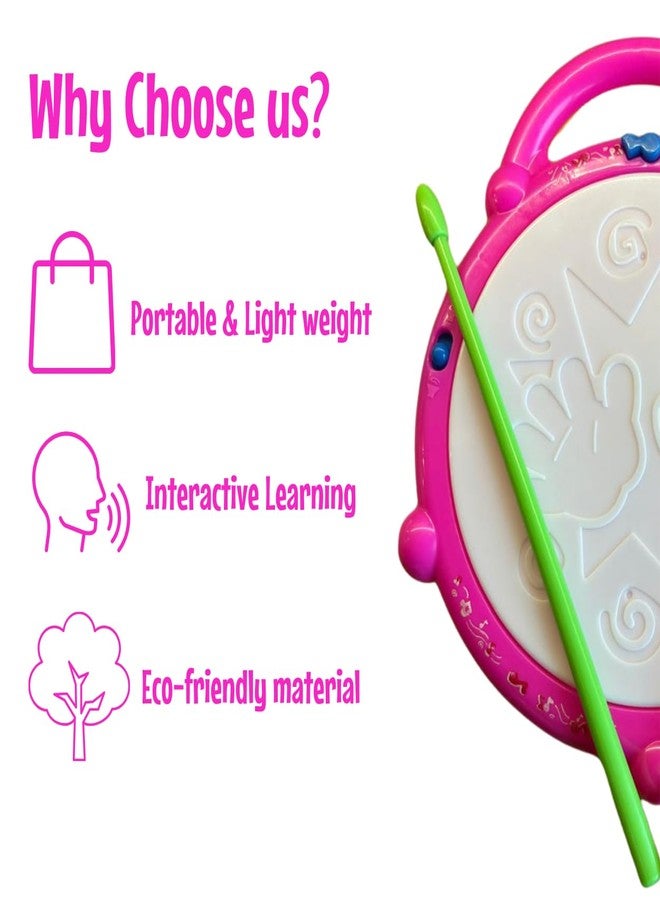 إستلو طبلة إستيلو الموسيقية الوامضة للأطفال الرضع مع أضواء ثلاثية الأبعاد وموسيقى | نشاط تعليمي وترفيهي للأطفال الرضع والأطفال الصغار من عمر 6 أشهر فما فوق | لعبة موسيقية للأطفال مع صوت وأضواء - Image 5